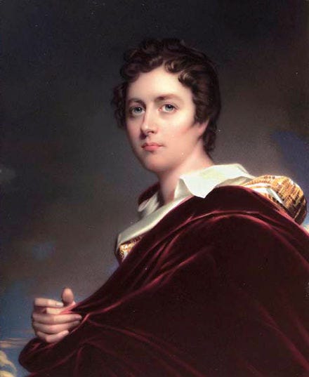 George Gordon Byron, 6th Baron Byron. A great swimmer!