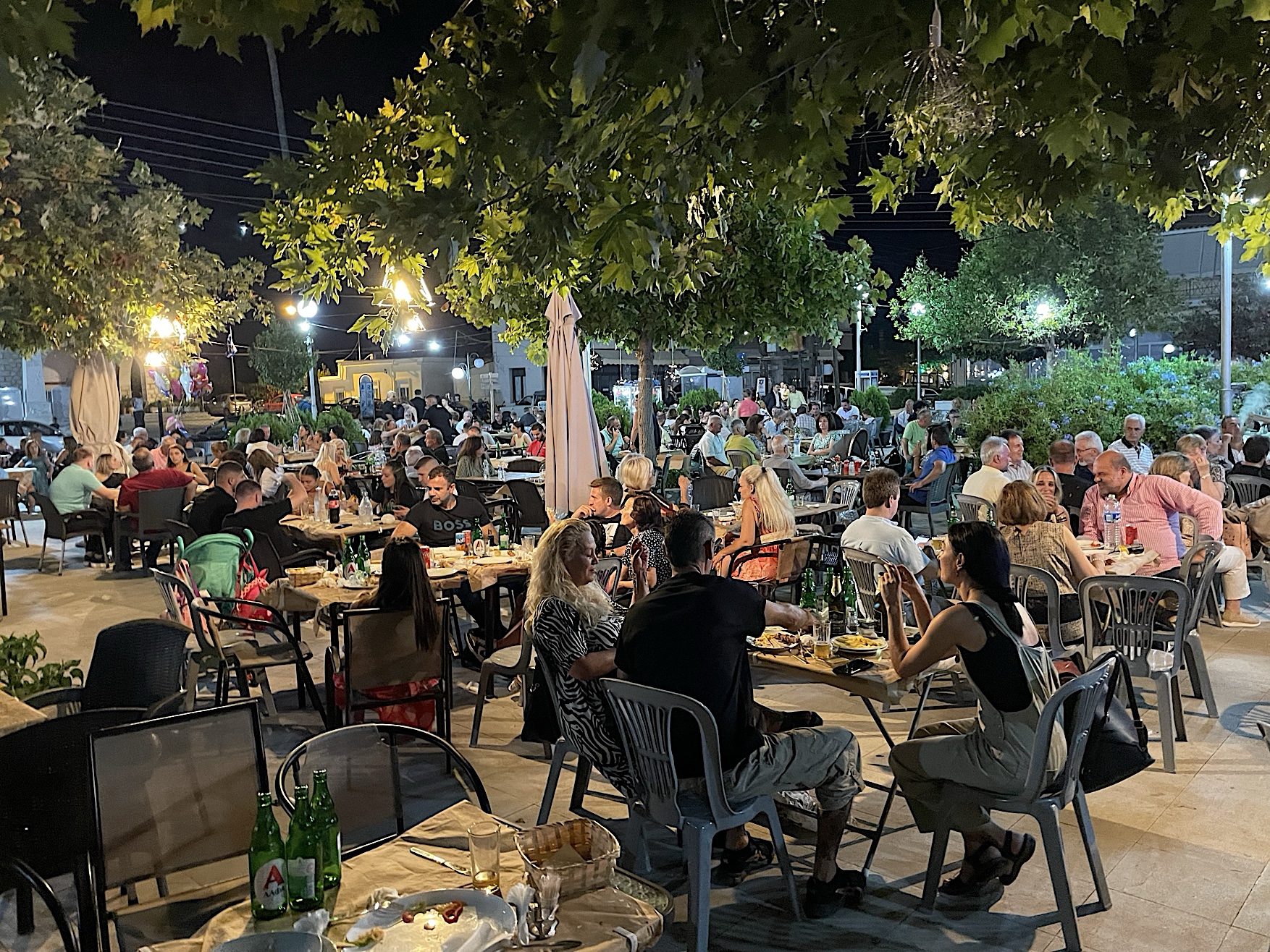 Gavalou gets uncharacteristically busy at festival time.