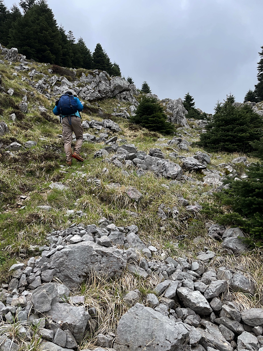 This is a very rocky walk.