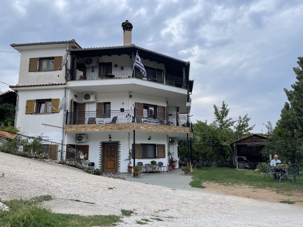 Maria and her family live in part of the house. They rent out the rest of it.