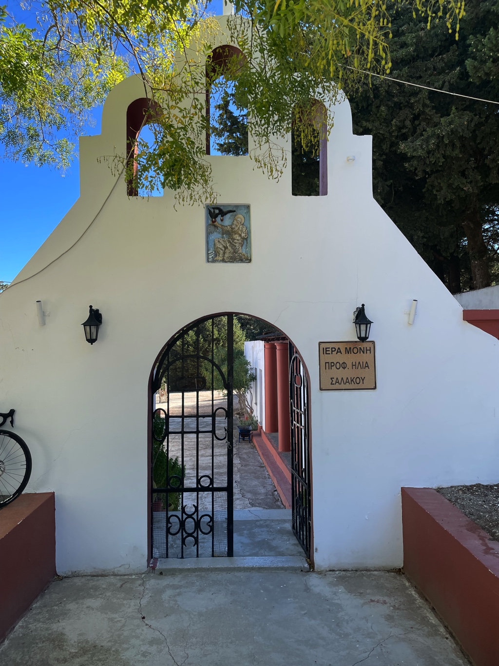 There’s a monastery up there too, of course.