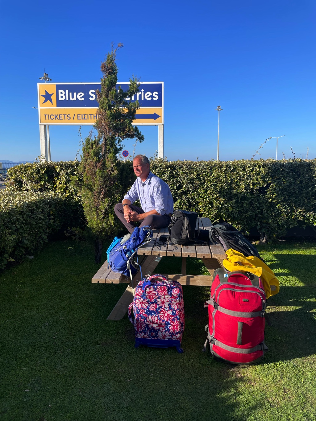 Waiting at the Grygory.