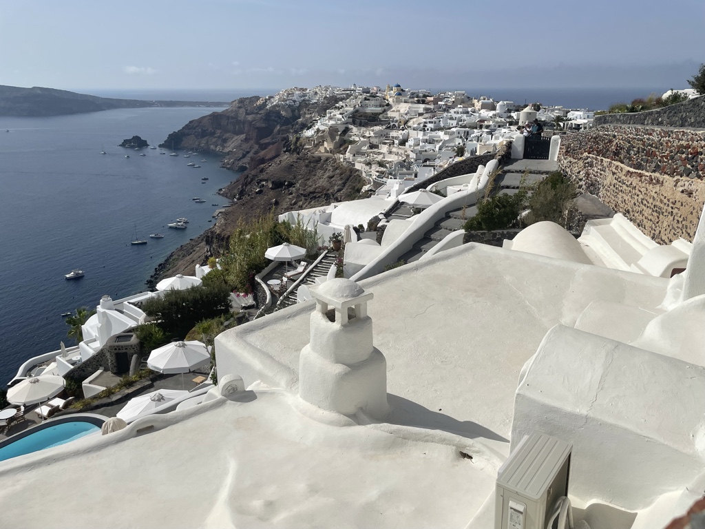 Oia, looking Cycladic.