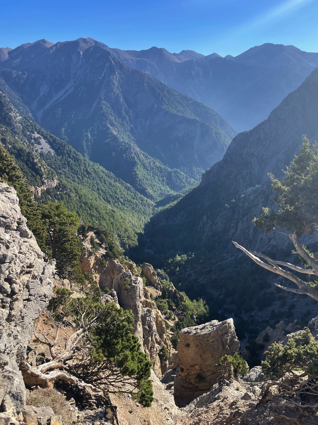 Up above Samaria Gorge