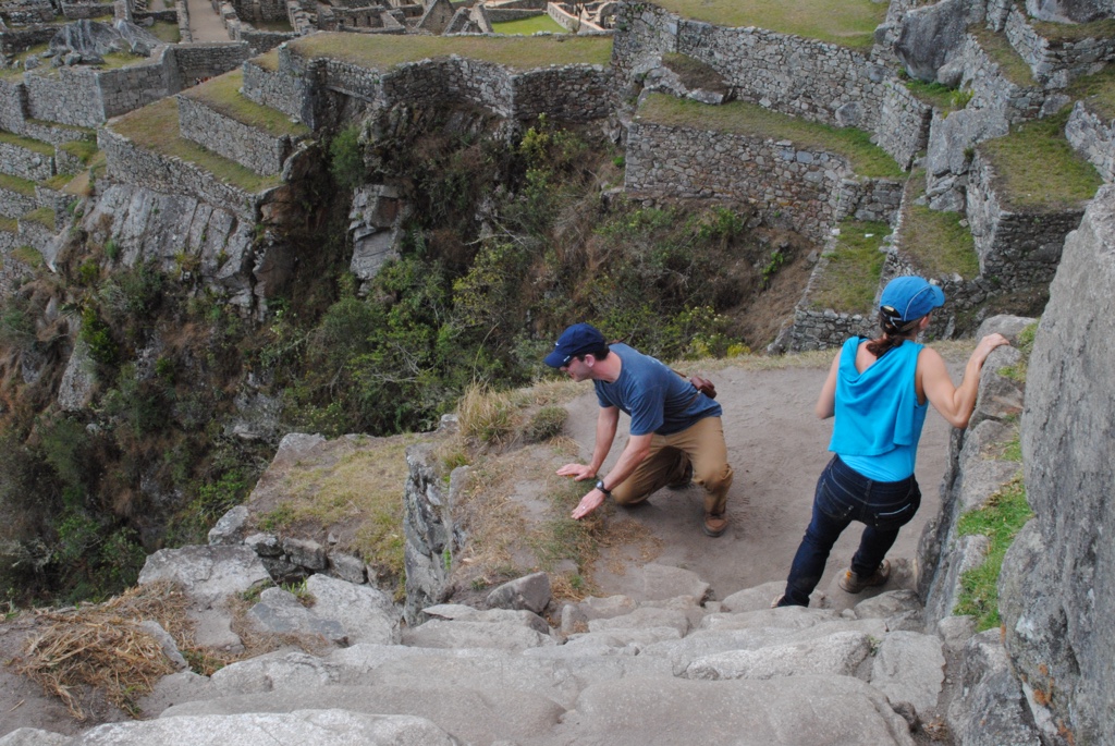 It seems to be genetic. My brother and sister were even more scared than I was at Macchu Picchu.