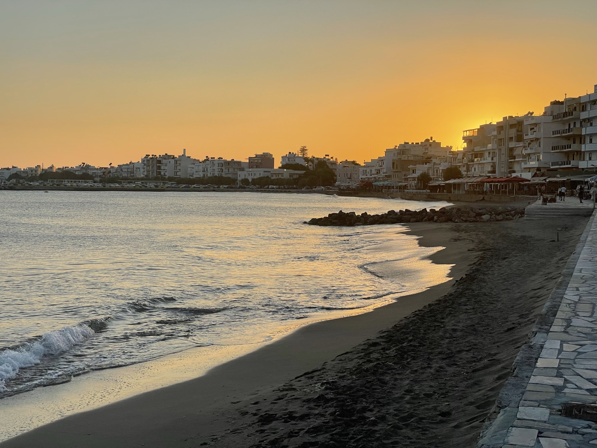 Ierapetra is on the south coast, overlooking the Libyan Sea.