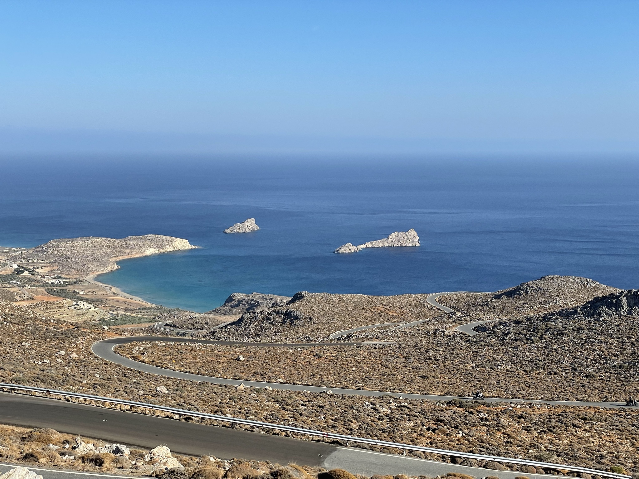 We drove back by way of the south coast. For anyone who enjoys driving on deserted, winding mountain roads, you can’t do much better.