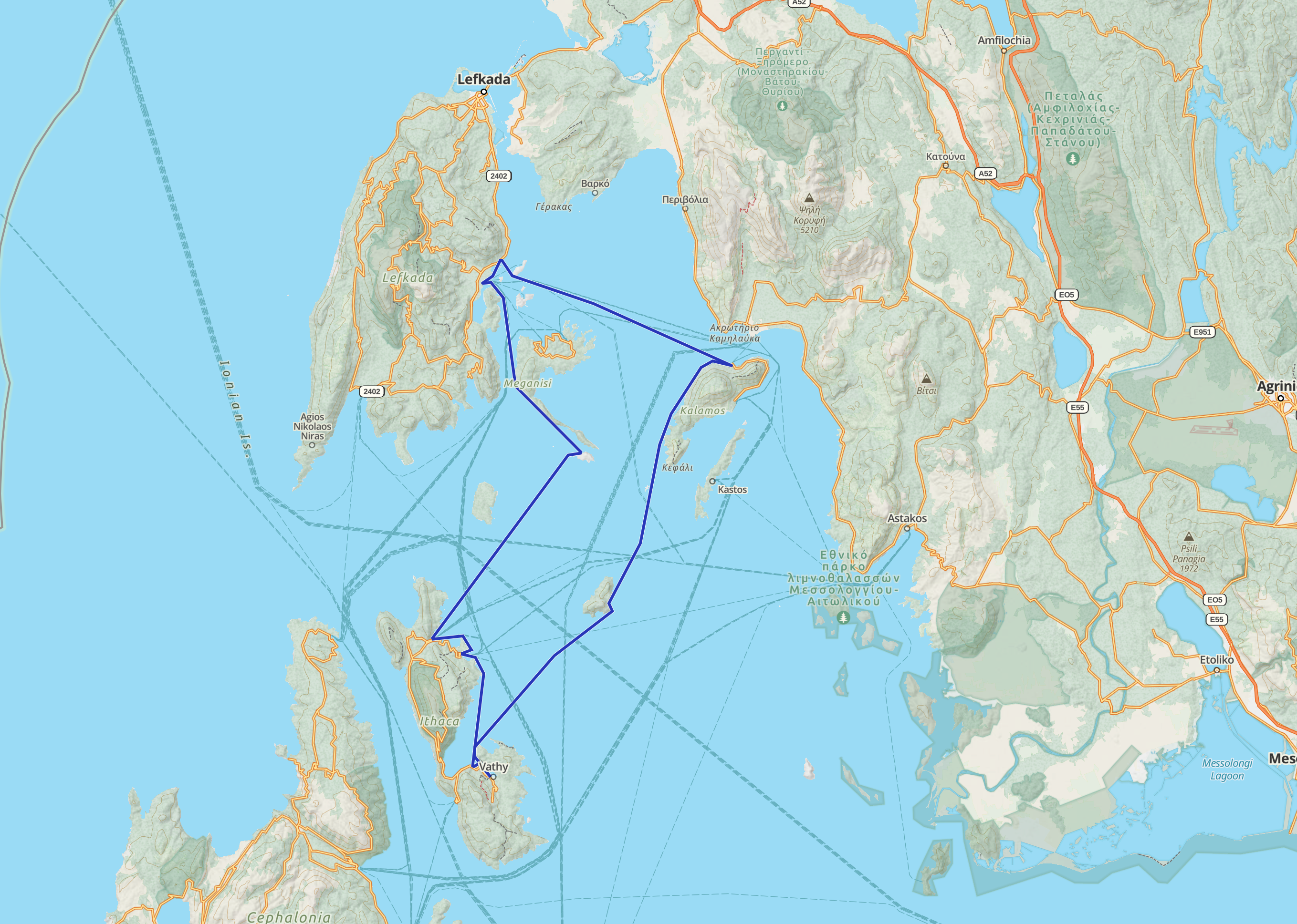 Which island looks more convenient for keeping all one’s flocks and herds on the mainland?