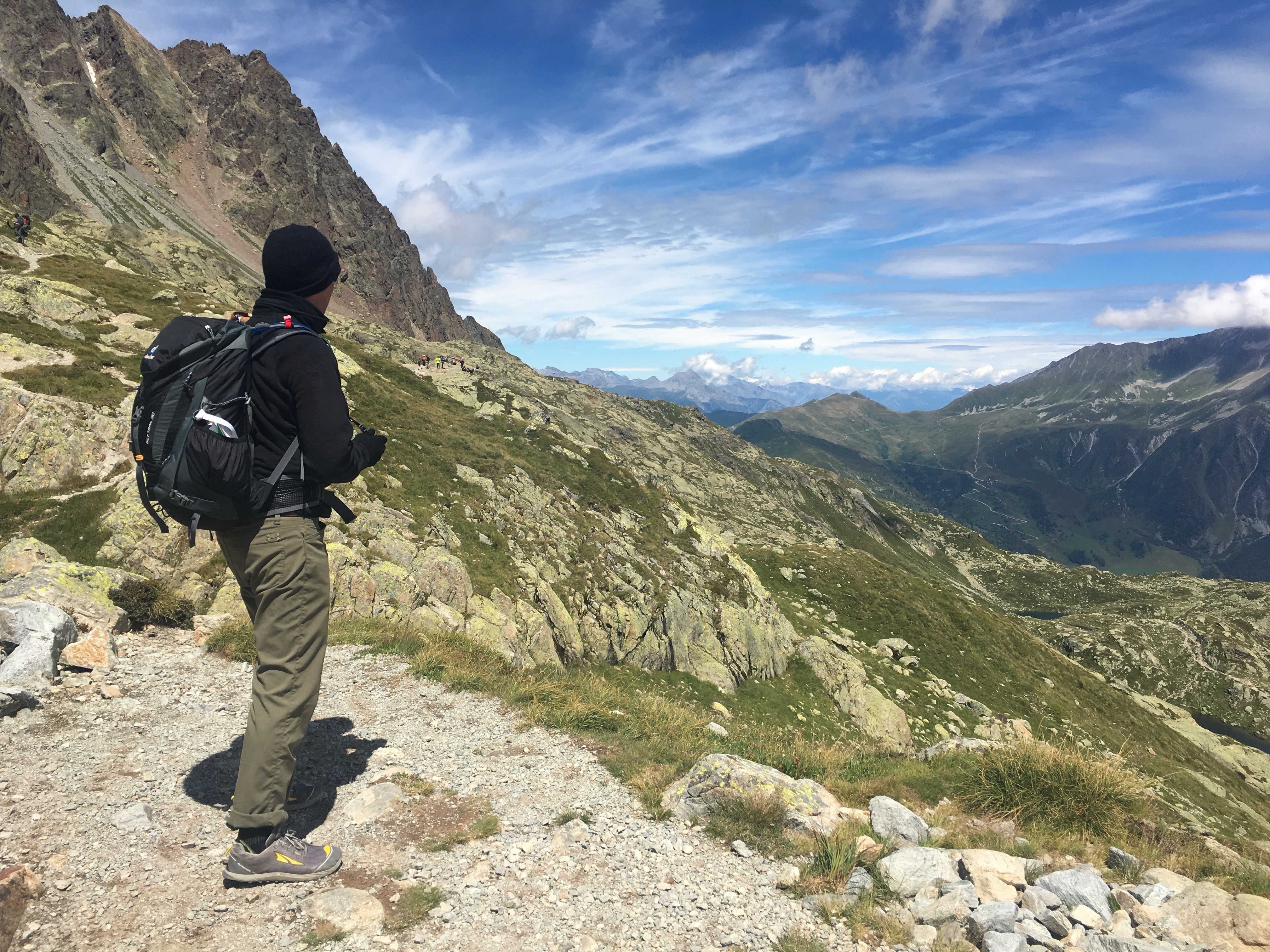 We could see back to Col de Balme!