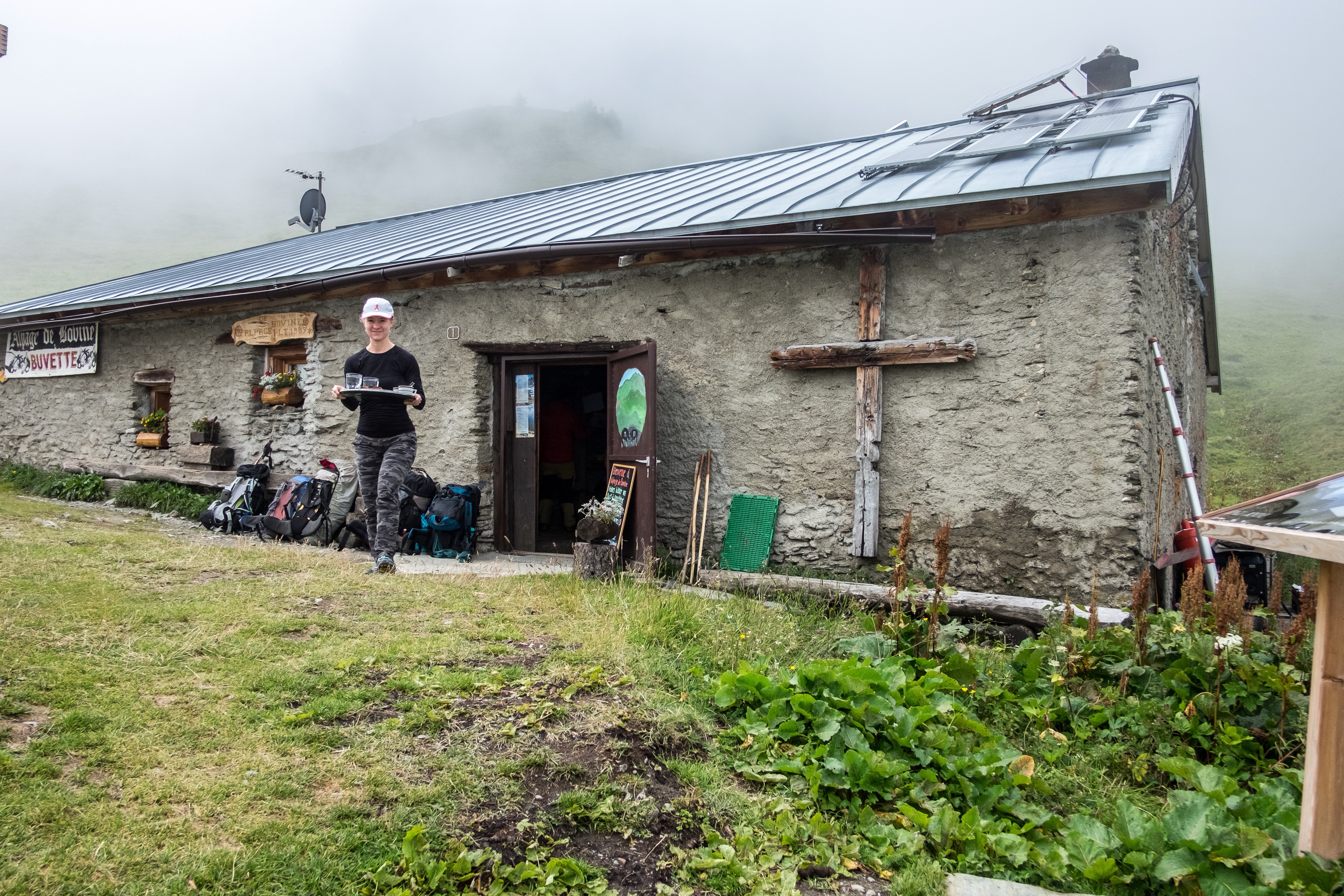 Stopping at the Alp Bovine buvette is a high point of this route.