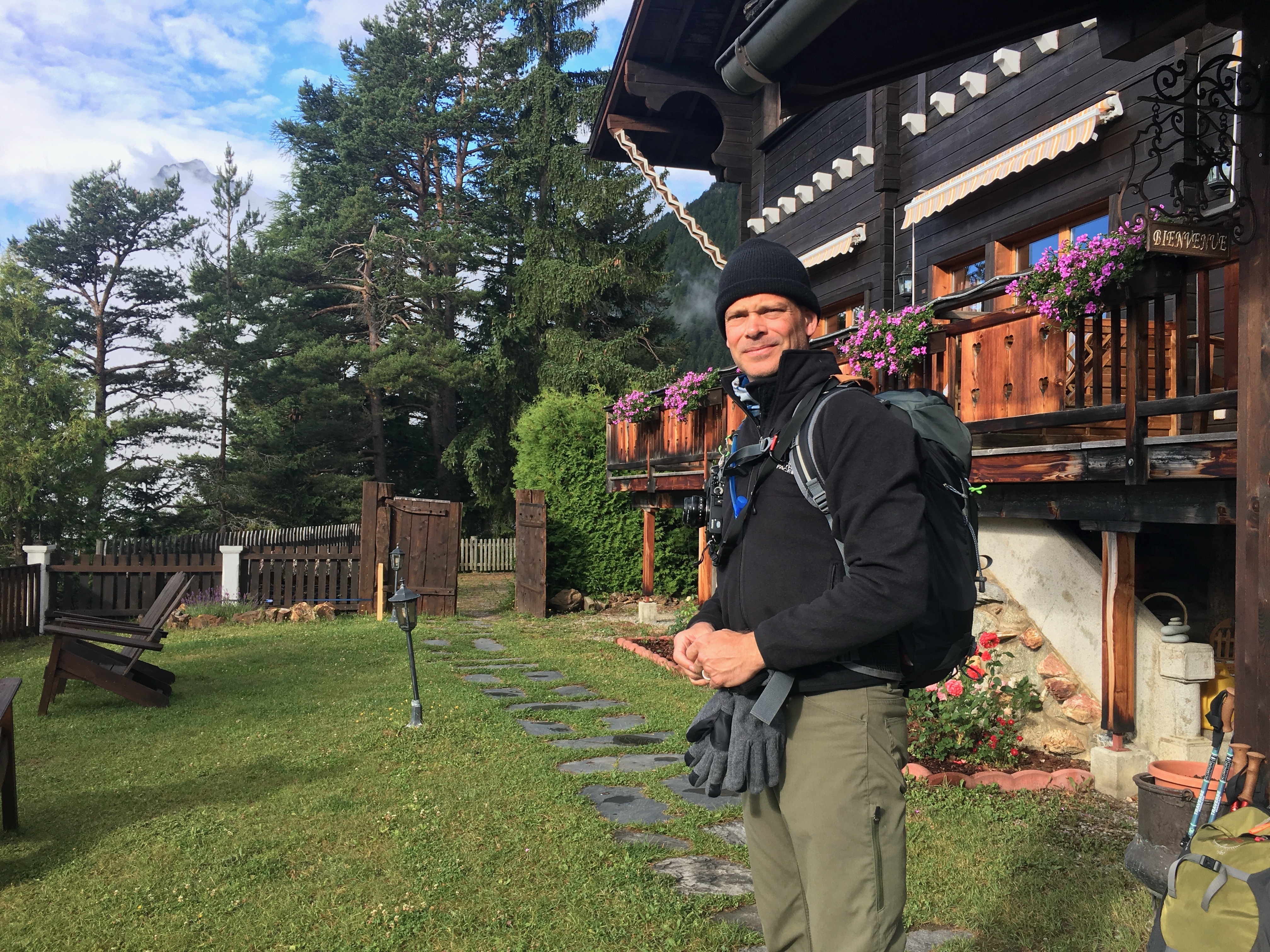 The morning was chilly!