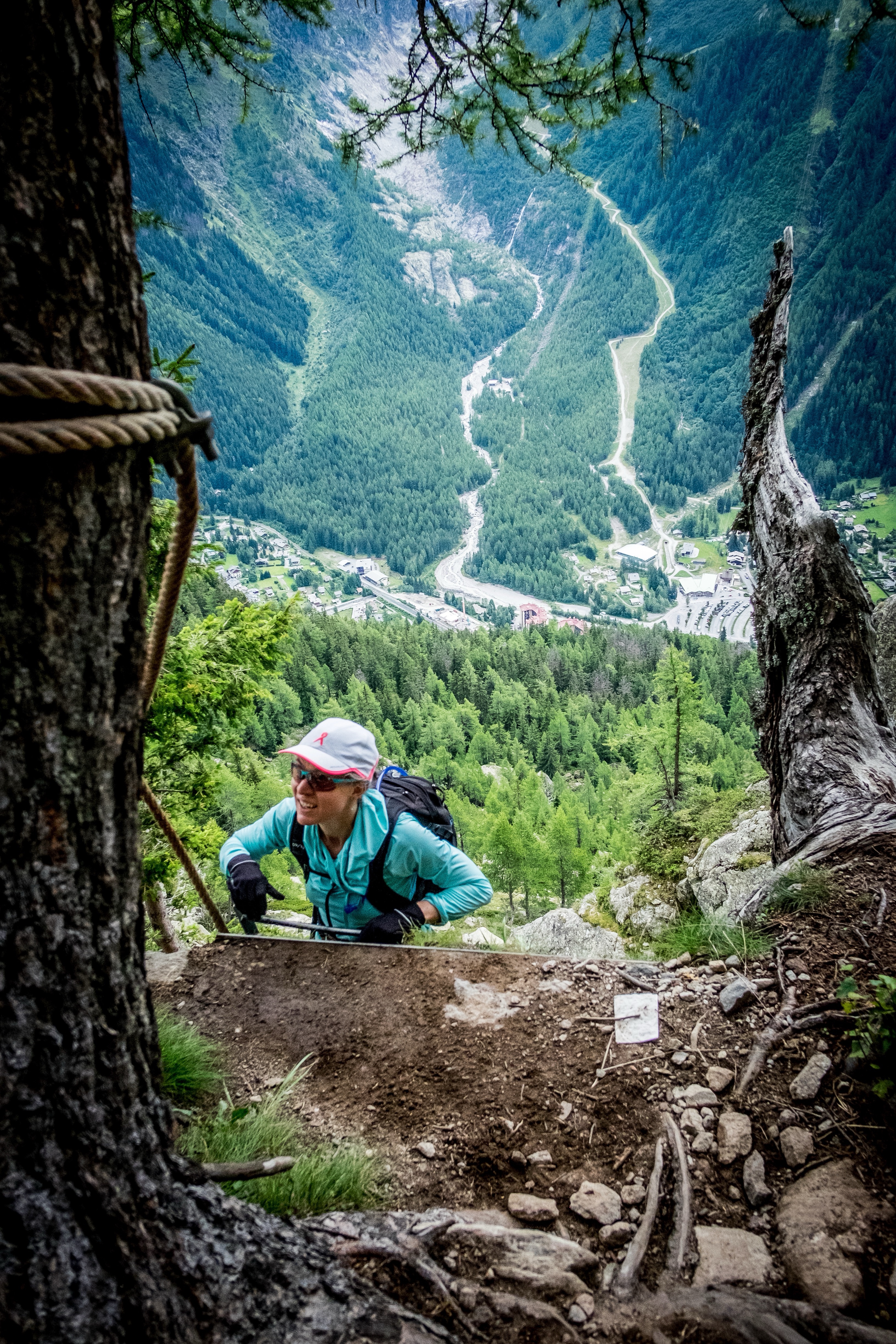 The height increases the sense of exposure.