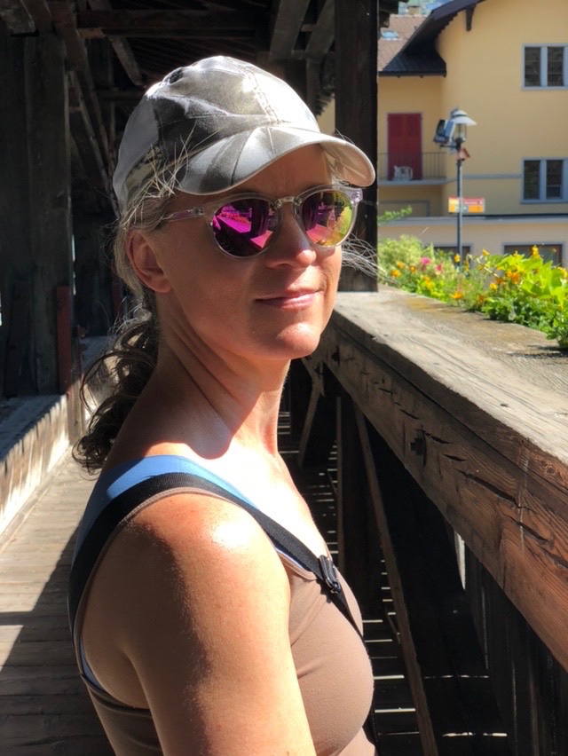 Martigny is so much sunnier than the higher areas above the Rhone Valley.