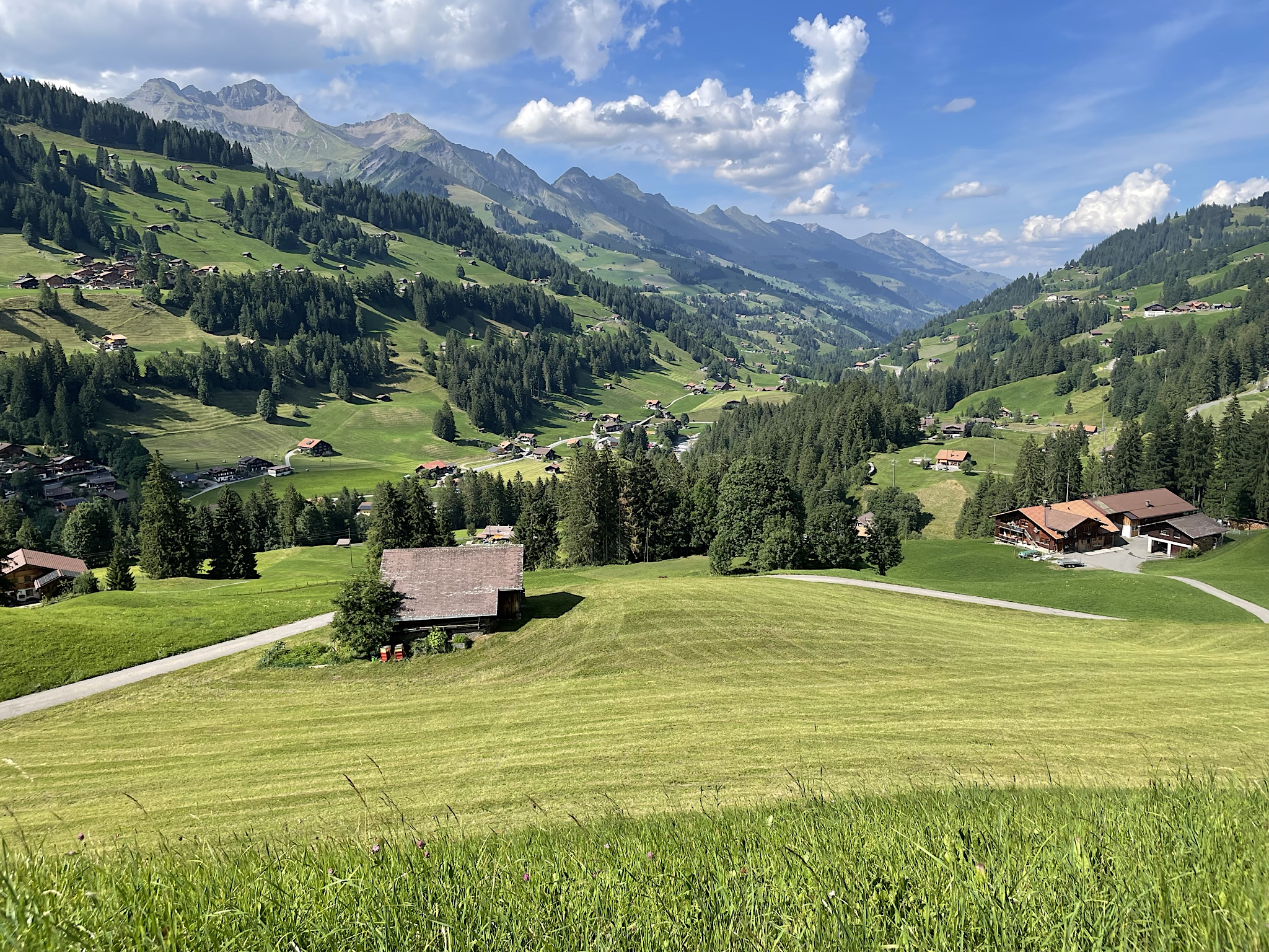 More green valley but no town in sight.
