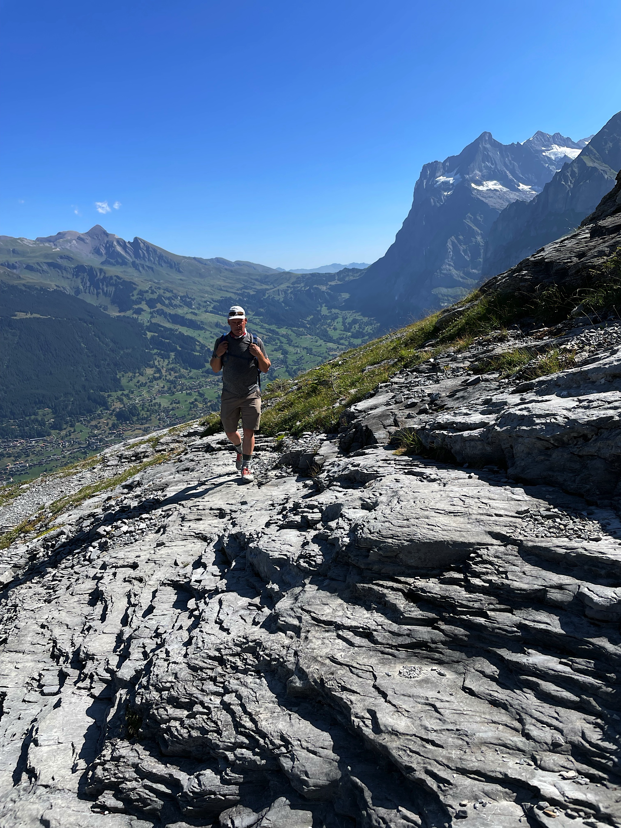 The trail was surprisingly hard for such a touristic route, steep in places.