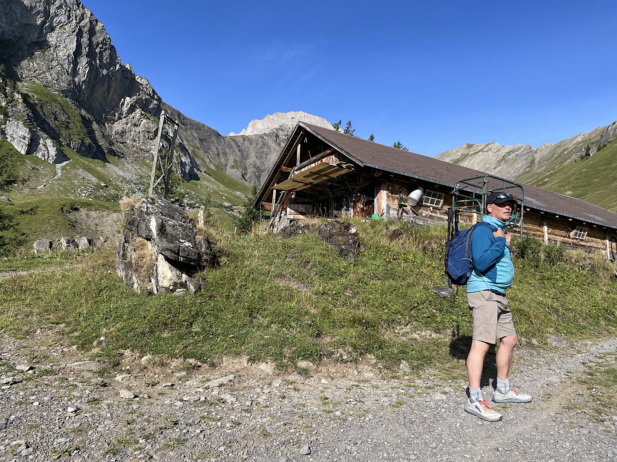 We got out by a farmhouse. This would be a heck of a location to farm!