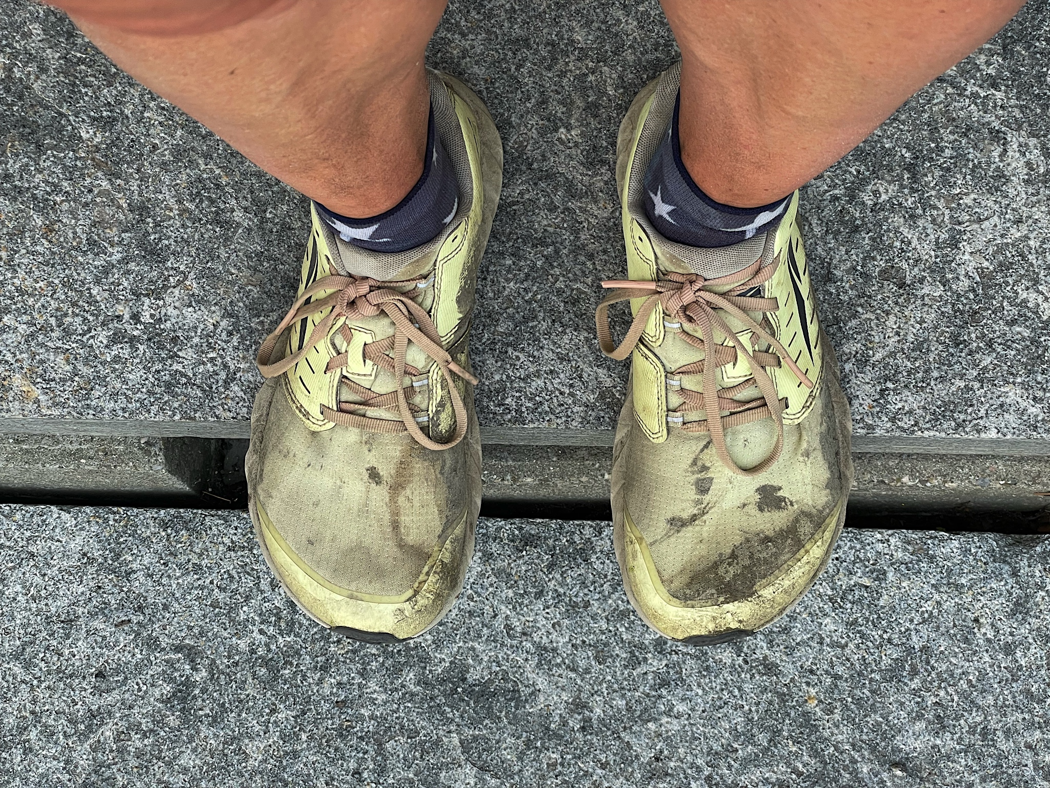 These shoes had given me good service over 300+ kilometers! But I decided it was time to retire them.