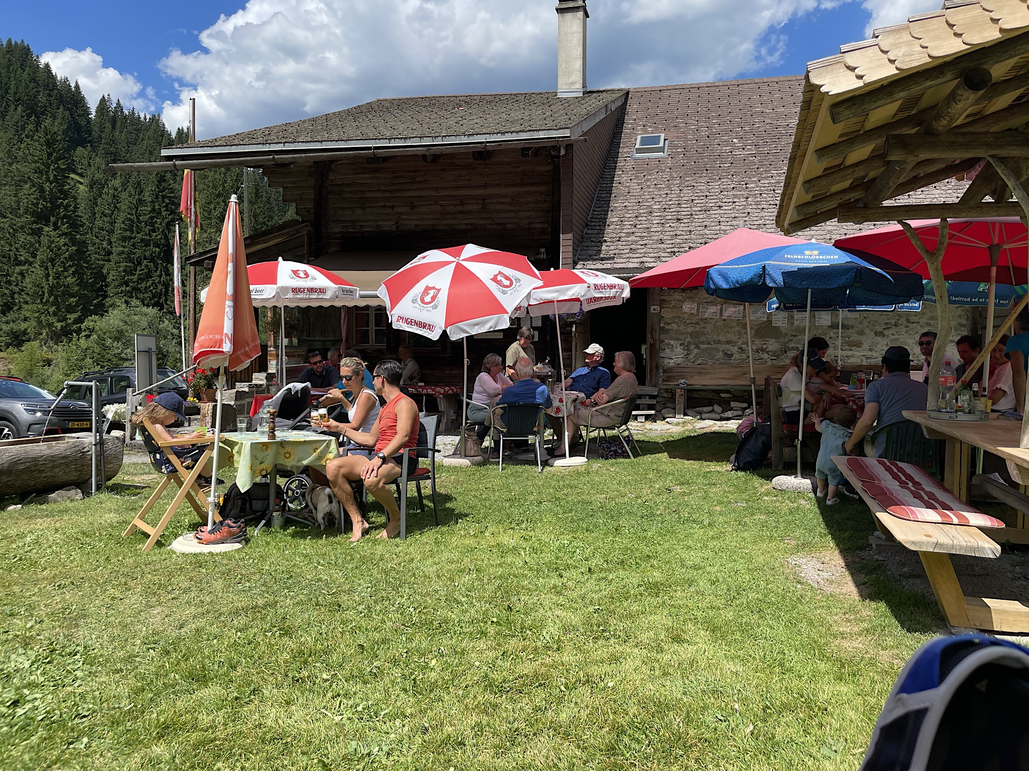 Country café with healthful fresh air