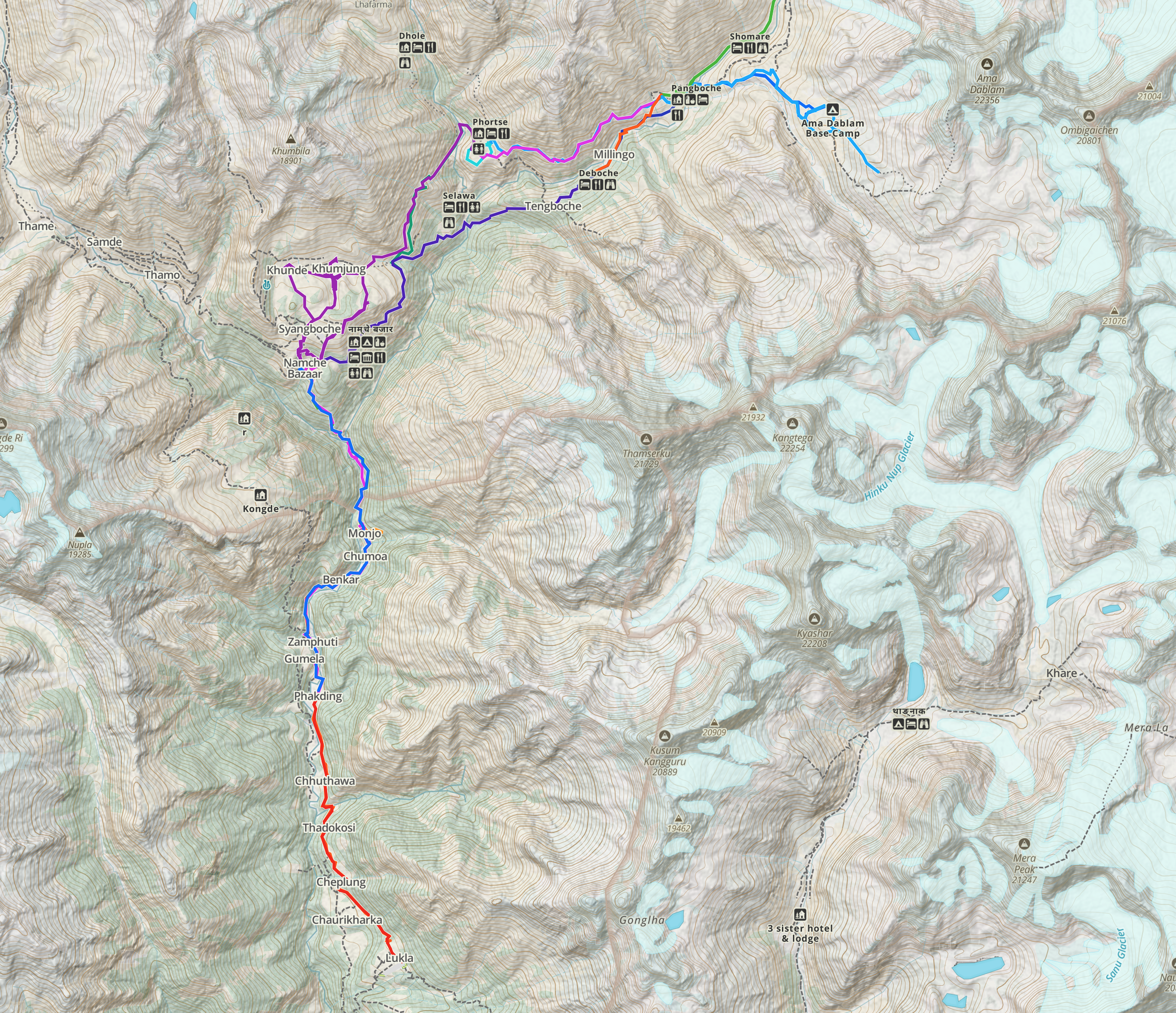 Here’s the GaiaGPS.com overview of our hike.