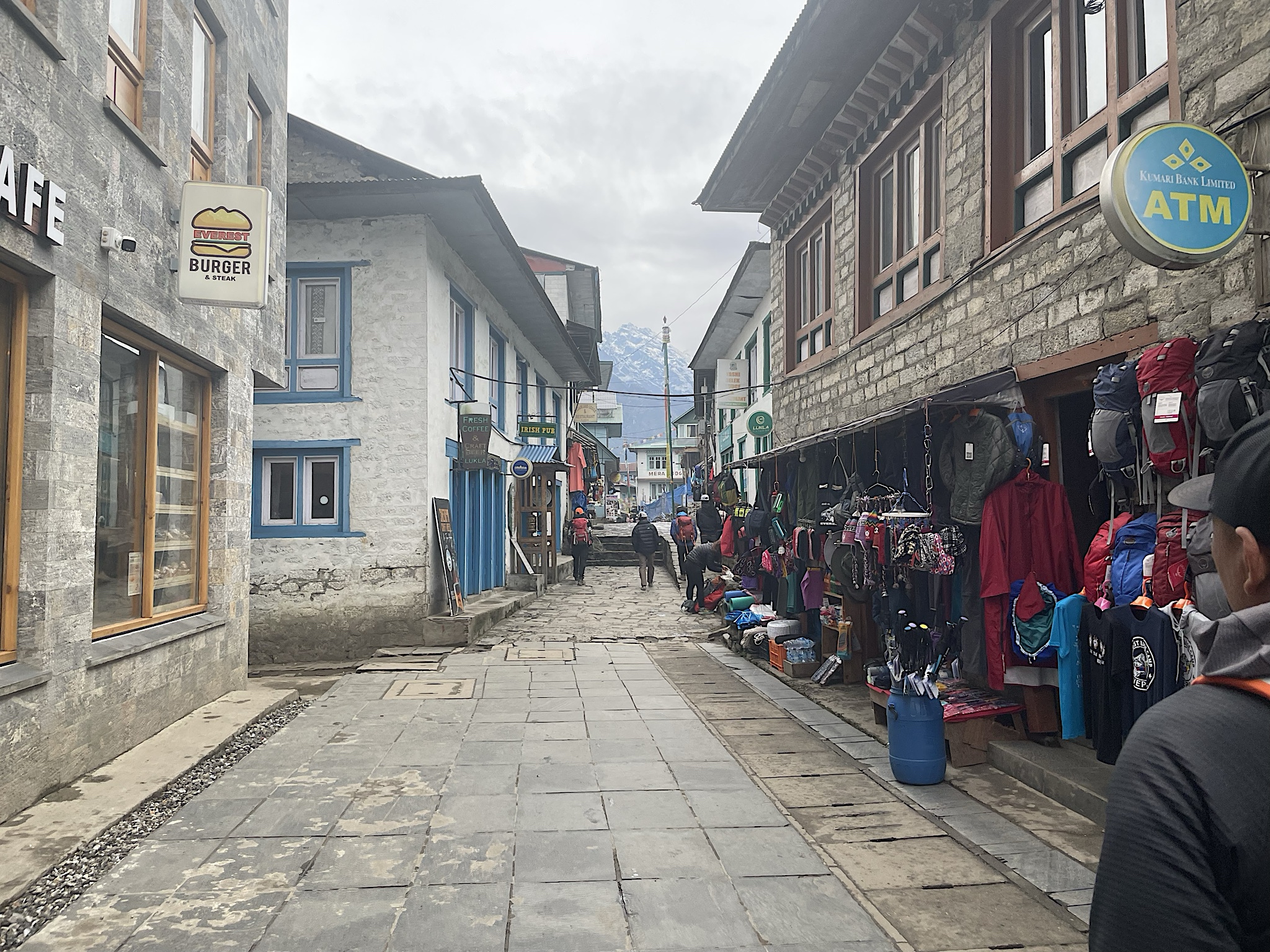 It was still early morning. The main street of town was mostly deserted.