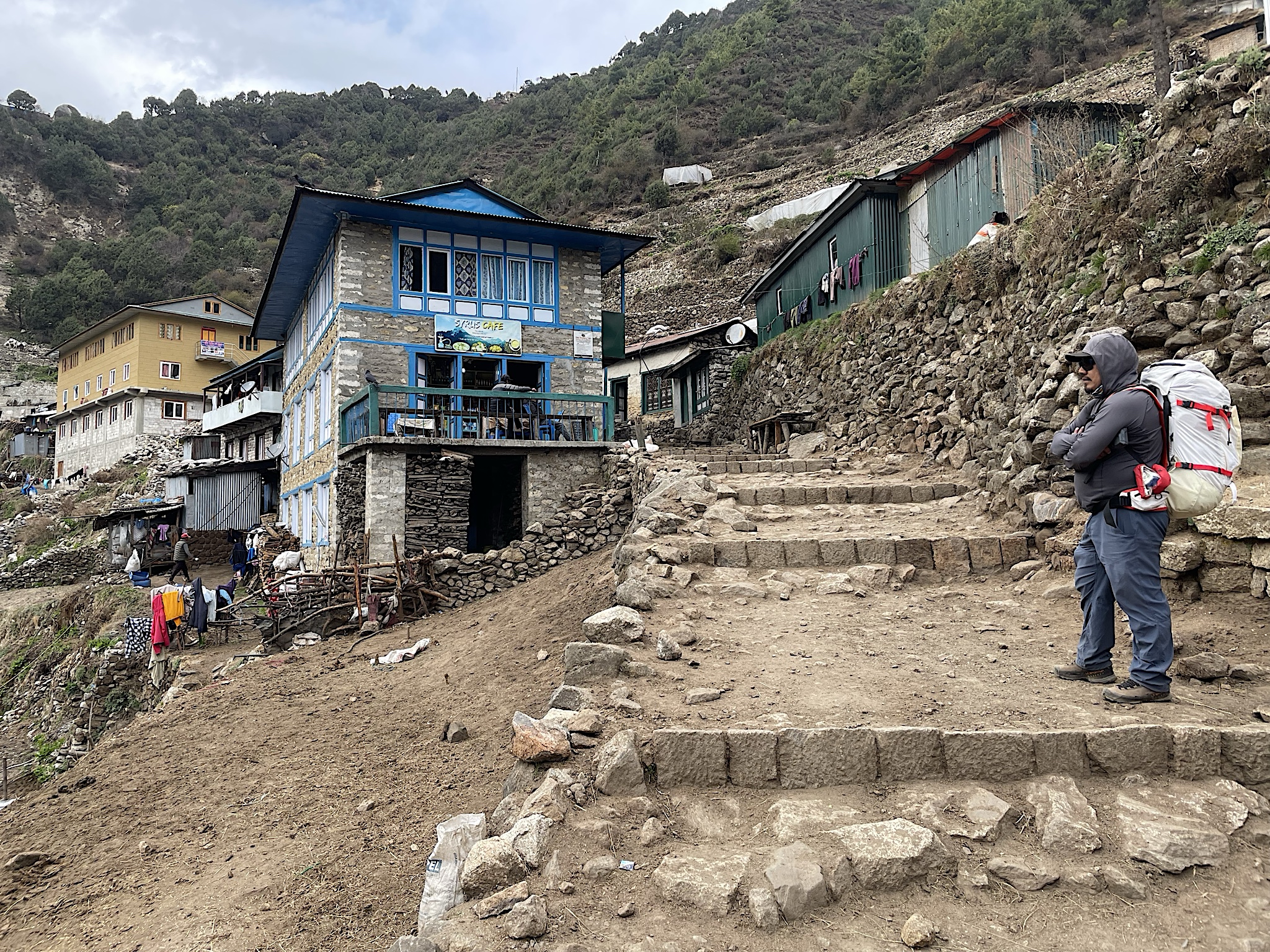 Bala owns this house on the outskirts of Namche. He rents the rooms on the bottom floor to local workers.