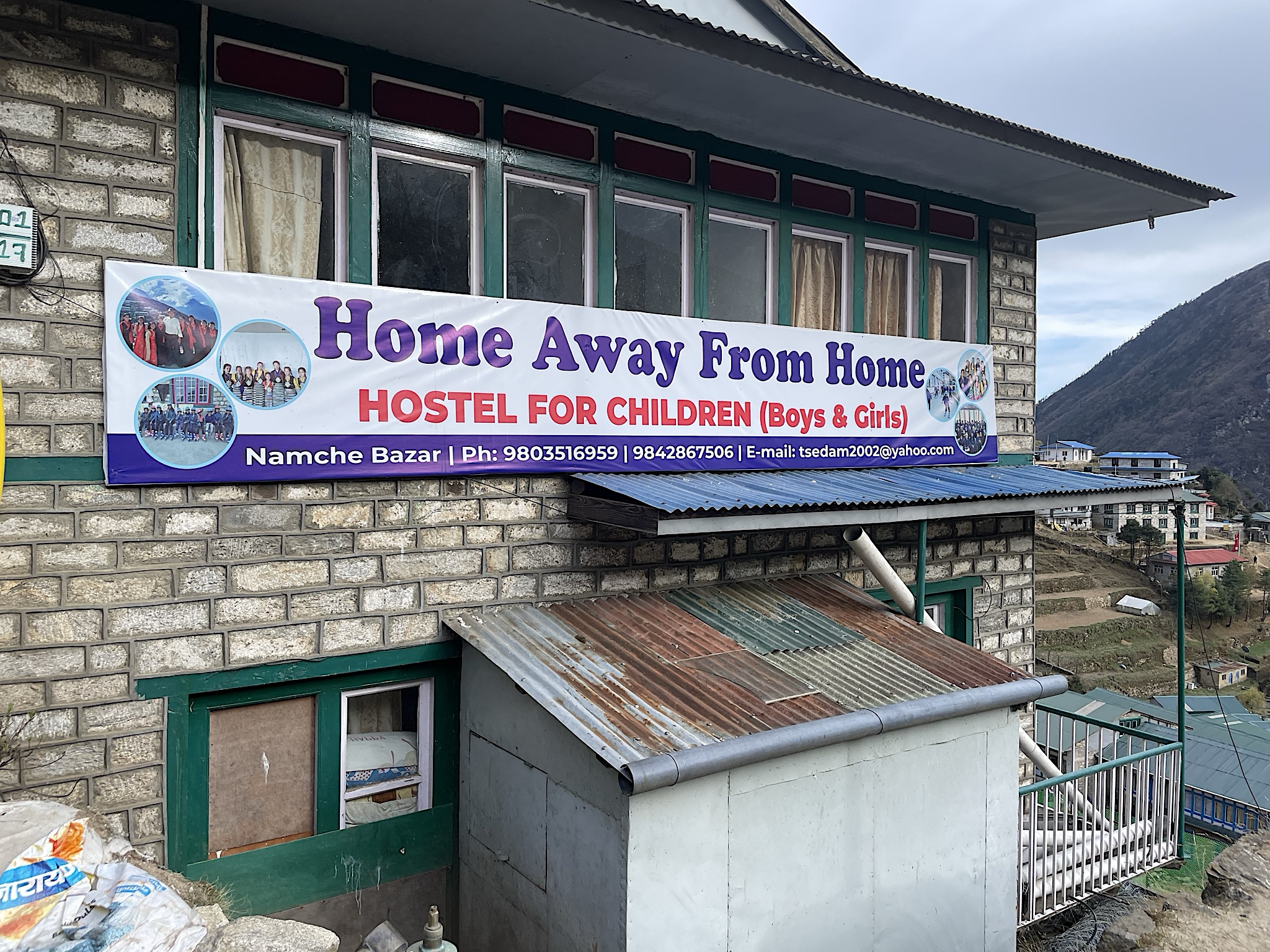 Kids of all ages live here. It seems like a nice, friendly place.