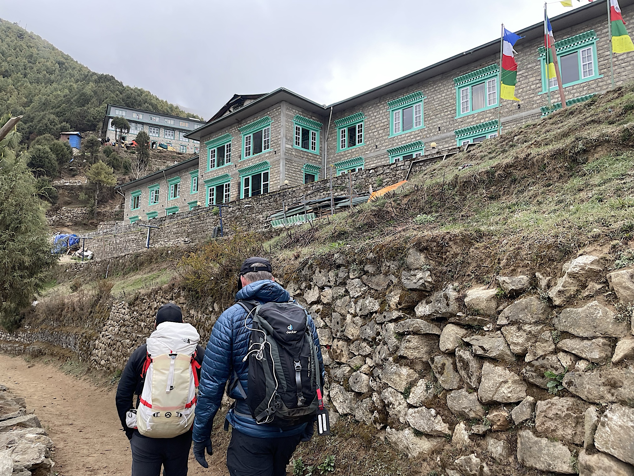We finally made it up to the Mountain Lodges of Nepal Namche, formerly known as Yeti Mountain Home.