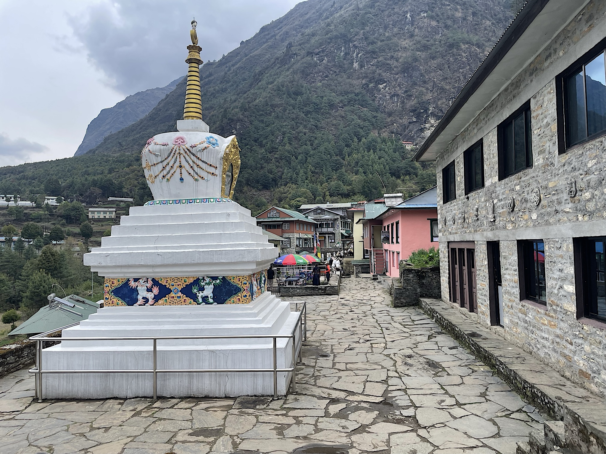 These stupas are everywhere.